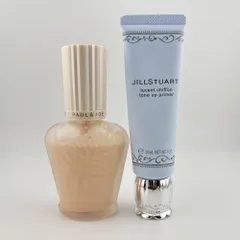 化粧下地2点 : PAUL&JOE ポール＆ジョー プロテクティング ファンデーション プライマー 01 / JILLSTUART ジルスチュアート ルーセントシフォン トーンアップ プライマー 03