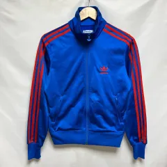 正規品 / 95 adidas アディダス ファイヤーバード レディース ブルー / レッド トラックジャージ / ジャージ
