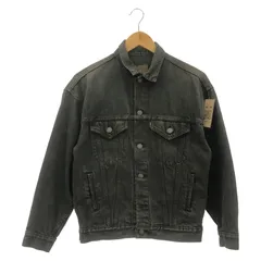 【中古】Levi's 80s 70506 後染めトラッカージャケット モスグリーン size38相当 リーバイス 80年代[24]