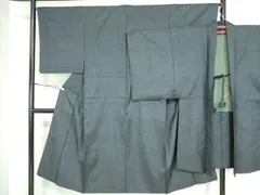 平和屋着物■男性　本場大島紬　アンサンブル　亀甲柄　正絹　逸品　DAAZ3383ob