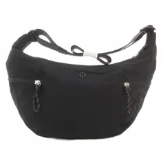 ルルレモン lululemon ショルダーバッグ クロスボディ ナイロン 黒 ブラック /AE ■GY19