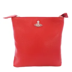 ヴィヴィアンウエストウッド Vivienne Westwood VEGAN ポーチ ケース オーブ ビーガンレザー レッド /TK