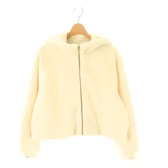 ジルバイジルスチュアート JILL by JILLSTUART 24AW フェイクファーフーディー ジャケット ブルゾン ジップアップ S オフホワイト /NR ■OSのサムネイル