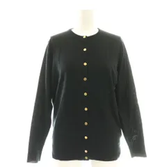 ミューズ ドゥーズィエム クラス MUSE de Deuxieme Classe FF grace クルーネック プルオーバー カーディガン アンサンブル ニット 38 ブラック /DF ■OS