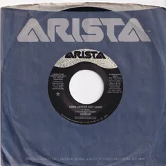 Kashif Love Letter Out Loud / Love Letter Out Loud Arista US AS-2040 213861 SOUL ソウル レコード 7インチ 45