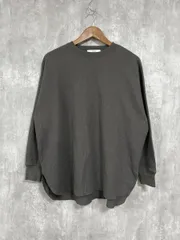 JOURNAL STANDARD ジャーナルスタンダード ワッフル オーバーサイズ ロングスリーブ カットソー sizeF/グレー ◆■ レディース