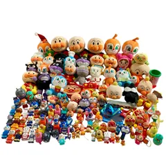 ★ アンパンマン あんぱんまん おもちゃ ぬいぐるみ マスコット ドキンちゃん ばいきんまん しょくぱんまん 等 まとめ商品 現状品 4.7kg