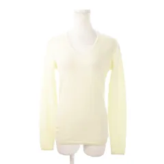 セオリー Theory ニット セーター Vネック 長袖 カシミヤ S 白 アイボリー /MN20 ■GY99