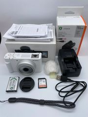 返品保証・動作確認済】SONY ZV-1F Vlogカメラ ホワイト 外観良好 三脚