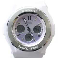 カシオ CASIO ベビージー Baby-G 腕時計 ウォッチ クォーツ アナデジ ロゴ カレンダー付き 白 ホワイト BGA-100ST ■GY18 /MQ