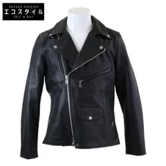 VANSON バンソン 【新品同様】C2-SLIM SOFT COW ダブルライダース 38