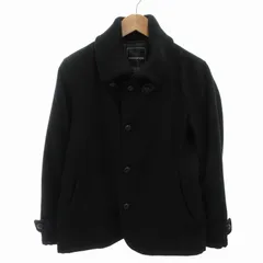 ナノユニバース nano universe 中綿コート ジャケット ショート丈 裏地キルティング リブ切替 S 黒 ブラック /FT