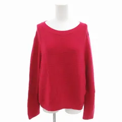 ポールスチュアート PAUL STUART ニット セーター ローゲージ ウール 6 ワインレッド /OU