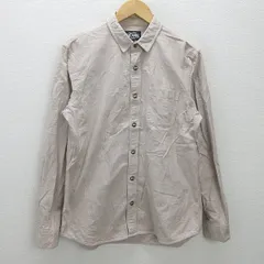 t■ビームス/BEAMS 長袖オックスフォードシャツ■茶【メンズL】MENS/72【中古】