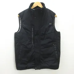 g■フィールドコア/FieldCore ワークマン  裏アルミ 中綿ベスト HV003【LL】黒/men's/18【中古】■