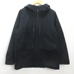 U■ユニクロ/UNIQLO ハイブリッドダウンパーカ/311-449723【L】黒/men's/H21【中古】■