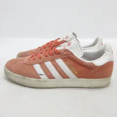 t■【25.5cm】アディダス/ADIDAS GAZELLE ガゼル スエードレザーシューズ■橙色/MENS/26【中古】