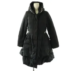 チェスティ Chesty ビジュー装飾ロングダウンコート 0 ネイビー /DO ■OS ■SH