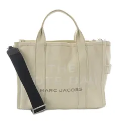 マークジェイコブス キャンバス トートバッグ ショルダーバッグ トートバッグ 2way キャンバス オフホワイト