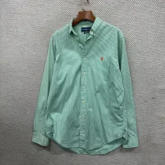 ポロ ラルフローレン カジュアル 刺繍 ロゴ クラシック フィット 長袖 シャツ M A05153