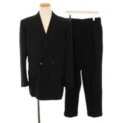 コムデギャルソンオムプリュス COMME des GARCONS HOMME PLUS AD1992 90s ダブルスーツ テーラードジャケット パンツ スラックス M 黒 PJ-05015M PP-05011M /KH