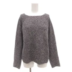 ギャルリーヴィー GALERIE VIE トゥモローランド 美品 ニット セーター 長袖 S スクエアネック カシミヤ混 紺 ネイビー /AE