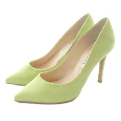 ダイアナ DIANA パンプス ピンヒール ポインテッドトゥ 22.5cm 緑