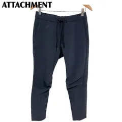 【美品】 ATTACHMENT ストレッチパンツ 2 ネイビーブラック