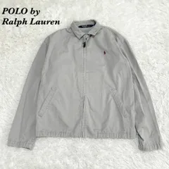 90s三角タグ POLO RALPH LAUREN スイングトップ M グレー