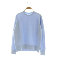 ミューズ ドゥーズィエム クラス MUSE de Deuxieme Classe 24AW CAPRI クルーネック プルオーバー ニット セーター 長袖 ウール ブルー /MY ■OS