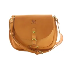 イルビゾンテ IL BISONTE ショルダーバッグ レザー フラップ ベージュ /MI ■OS