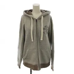 トミーヒルフィガー TOMMY HILFIGER パーカー 裏起毛 L グレー 長袖 フード付き ジップアップ /LP ■GY60