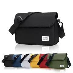 【在庫処分】メンズ レディース 【めっちゃ入る！超軽量×5ポケット収納×おしゃれ】 斜めがけ カバン 小さめ 大容量 ショルダーバッグ 肩掛けバッグ 2WAY メッセンジャーバッグ ナイロン シンプル [Luxiwear] 男女兼用 カジュアル 通勤 出張 旅