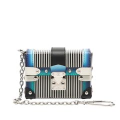 ルイ ヴィトン トランク ポーチ チャーム M58876 マルチカラー カーフレザー レディース LOUIS VUITTON【1-0251557】