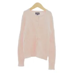 ポロ ラルフローレン POLO RALPH LAUREN カーディガン コットンニット ケーブル編み M ピンク /UO