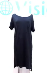 【205173】Alexander Wang アレキサンダーワン  1PポケットTシャツワンピース  S 黒