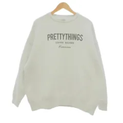 United Athle PRETTY THINGS 10オンス クルーネック スウェットシャツ トレーナー オーバーサイズ L 杢ライトグレー系 /UO