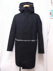 【169830】 KNOTT トゥモローランド　フーデッドコート　コットン　ラインデザイン メンズ  1 ブラック