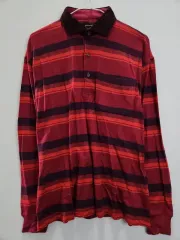 CALLIOPE ヴィンテージ カジュアル ストライプ PK コットン カラーTシャツ M