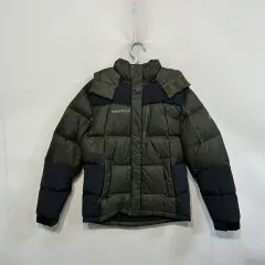 【超希少❗️】mont-bell キルティング ダウンジャケット ベージュ mont bell - mont-bell モンベル ベーシック ダウン ジャケット sizeL