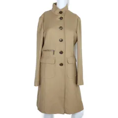 MONCLER モンクレール ロングコート ステンカラーコート 49313-80 ウール キャメル  ハイマオカラー アウター 