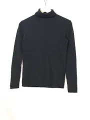 【218754】theory luxe セオリーリュクス  クリーニング済　薄手タートルネック　ニット  38 ダークグリーン