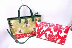 【218189】TORY BURCH トリーバーチ  2WAY　トートバッグ　インバッグ付　PVC×レザー
