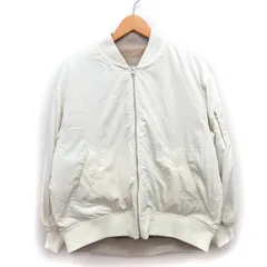 アースミュージック&エコロジー EARTH MUSIC & ECOLOGY リバーシブル ジャケット ブルゾン ノーカラー 無地 ボア シンプル 切替リブ M ライトベージュ ベージュブラウン 茶 /HT17