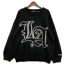 【中古品】XLARGE エクストララージ OLD ENGLISH MOHAIR CREWNECK KNIT 101244015005 オールドイングリッシュ モヘア クルーネック ニット 長袖 トップス 【142-260126-as-04-izu】
