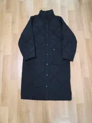 (送料込み)トミーヒルフィガー キルティング 軽量ダウンジャケット ロング丈 メンズ95 レディース100