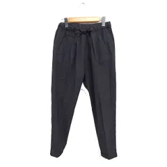 アーバンリサーチ ドアーズ URBAN RESEARCH DOORS ワンタック テーパードパンツ センタープレス イージー 無地 36 グレー 灰 /FT23