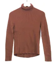 【218738】theory luxe セオリーリュクス  クリーニング済　薄手タートルネック　ニット  38 ブラウン