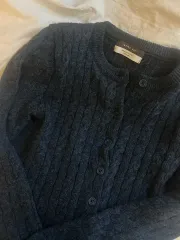 新品) ネイビー カーディガン free