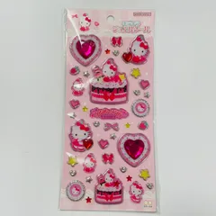 ハローキティ　サンリオ　キラキラジュエルシール　Y2Kホイップ　サンスター文具　4901770034621　平成レトロ